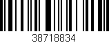 Código de barras (EAN, GTIN, SKU, ISBN): '38718834'