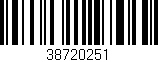 Código de barras (EAN, GTIN, SKU, ISBN): '38720251'