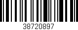 Código de barras (EAN, GTIN, SKU, ISBN): '38720897'