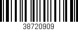 Código de barras (EAN, GTIN, SKU, ISBN): '38720909'