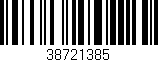 Código de barras (EAN, GTIN, SKU, ISBN): '38721385'