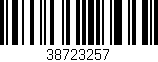 Código de barras (EAN, GTIN, SKU, ISBN): '38723257'