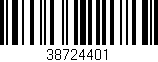 Código de barras (EAN, GTIN, SKU, ISBN): '38724401'