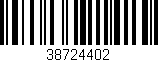Código de barras (EAN, GTIN, SKU, ISBN): '38724402'
