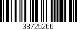Código de barras (EAN, GTIN, SKU, ISBN): '38725266'