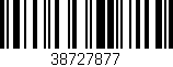 Código de barras (EAN, GTIN, SKU, ISBN): '38727877'