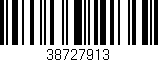 Código de barras (EAN, GTIN, SKU, ISBN): '38727913'