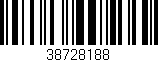 Código de barras (EAN, GTIN, SKU, ISBN): '38728188'