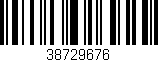 Código de barras (EAN, GTIN, SKU, ISBN): '38729676'