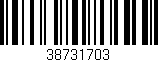 Código de barras (EAN, GTIN, SKU, ISBN): '38731703'