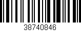 Código de barras (EAN, GTIN, SKU, ISBN): '38740846'