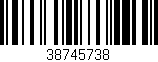 Código de barras (EAN, GTIN, SKU, ISBN): '38745738'