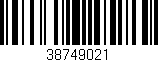 Código de barras (EAN, GTIN, SKU, ISBN): '38749021'