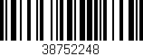 Código de barras (EAN, GTIN, SKU, ISBN): '38752248'