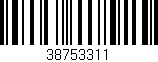 Código de barras (EAN, GTIN, SKU, ISBN): '38753311'