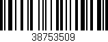 Código de barras (EAN, GTIN, SKU, ISBN): '38753509'