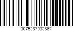 Código de barras (EAN, GTIN, SKU, ISBN): '3875367033667'