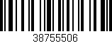 Código de barras (EAN, GTIN, SKU, ISBN): '38755506'