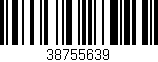 Código de barras (EAN, GTIN, SKU, ISBN): '38755639'