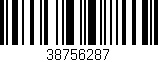 Código de barras (EAN, GTIN, SKU, ISBN): '38756287'