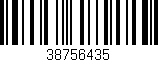 Código de barras (EAN, GTIN, SKU, ISBN): '38756435'