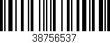 Código de barras (EAN, GTIN, SKU, ISBN): '38756537'