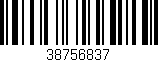Código de barras (EAN, GTIN, SKU, ISBN): '38756837'