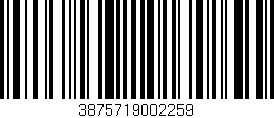 Código de barras (EAN, GTIN, SKU, ISBN): '3875719002259'