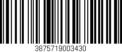 Código de barras (EAN, GTIN, SKU, ISBN): '3875719003430'