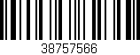 Código de barras (EAN, GTIN, SKU, ISBN): '38757566'