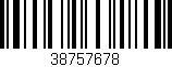 Código de barras (EAN, GTIN, SKU, ISBN): '38757678'