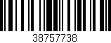 Código de barras (EAN, GTIN, SKU, ISBN): '38757738'