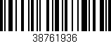 Código de barras (EAN, GTIN, SKU, ISBN): '38761936'
