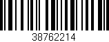 Código de barras (EAN, GTIN, SKU, ISBN): '38762214'