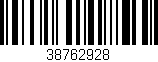 Código de barras (EAN, GTIN, SKU, ISBN): '38762928'