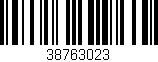 Código de barras (EAN, GTIN, SKU, ISBN): '38763023'