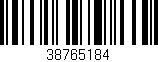 Código de barras (EAN, GTIN, SKU, ISBN): '38765184'