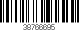 Código de barras (EAN, GTIN, SKU, ISBN): '38766695'