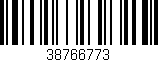 Código de barras (EAN, GTIN, SKU, ISBN): '38766773'
