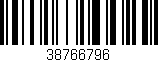 Código de barras (EAN, GTIN, SKU, ISBN): '38766796'