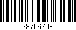 Código de barras (EAN, GTIN, SKU, ISBN): '38766798'