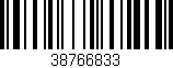 Código de barras (EAN, GTIN, SKU, ISBN): '38766833'