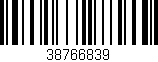 Código de barras (EAN, GTIN, SKU, ISBN): '38766839'