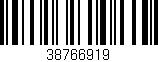 Código de barras (EAN, GTIN, SKU, ISBN): '38766919'