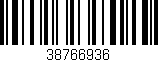 Código de barras (EAN, GTIN, SKU, ISBN): '38766936'