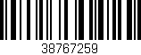 Código de barras (EAN, GTIN, SKU, ISBN): '38767259'