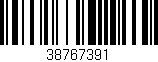 Código de barras (EAN, GTIN, SKU, ISBN): '38767391'
