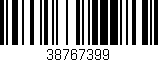Código de barras (EAN, GTIN, SKU, ISBN): '38767399'