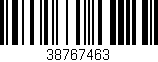Código de barras (EAN, GTIN, SKU, ISBN): '38767463'