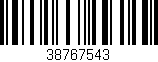 Código de barras (EAN, GTIN, SKU, ISBN): '38767543'